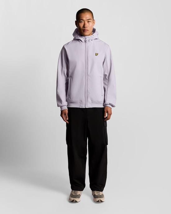 Lyle & Scott Softshelljacke mit Fleecefutter – Rosa - Image 2