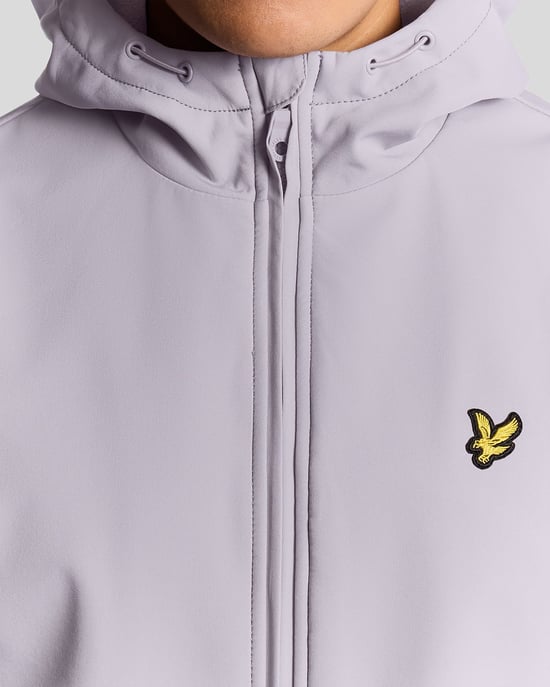 Lyle & Scott Softshelljacke mit Fleecefutter – Rosa - Image 3