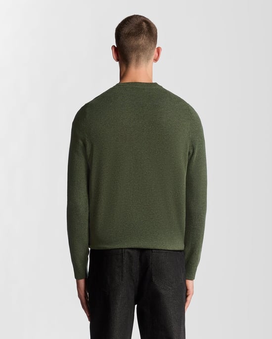 Lyle & Scott – Rundhalspullover aus Lammwollmischung – Grün - Image 4