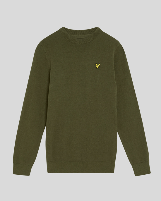 Lyle & Scott Jungen-Baumwollpullover mit Rundhalsausschnitt - Grün - Image 5