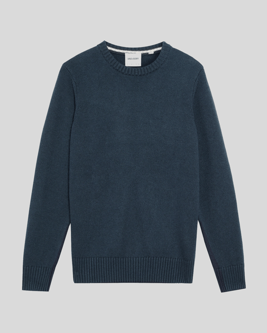 Lyle & Scott – Rundhalspullover aus Wollmischung – Schwarz - Image 5