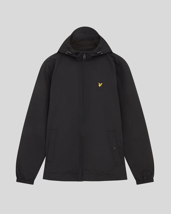 Lyle & Scott Wasserabweisende Kapuzenjacke - Schwarz - Image 1