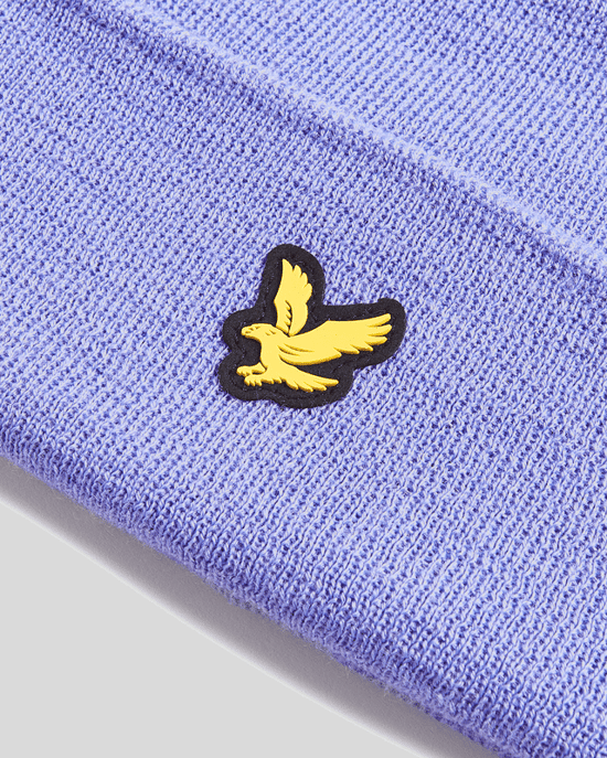 Lyle & Scott Golf Beanie aus Merinowollmischung - Blau - Image 3