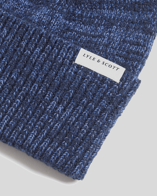 Lyle & Scott Multi Marl Beanie - Marineblau - Image 3