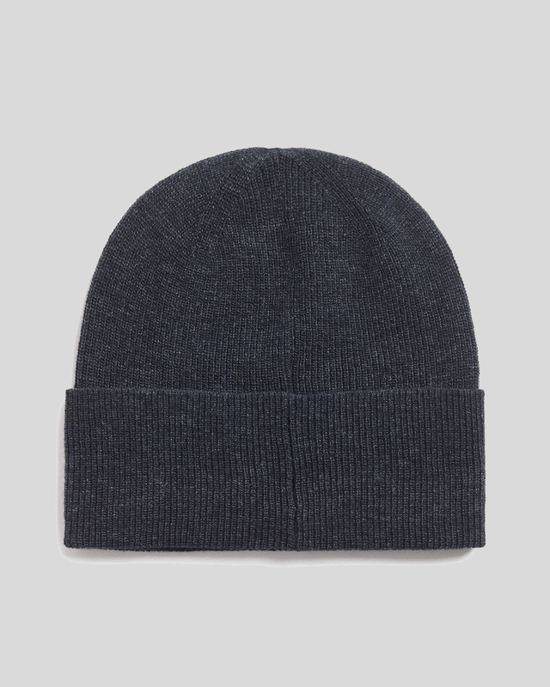 Lyle & Scott Beanie aus Lammwollmischung - Marineblau - Image 2