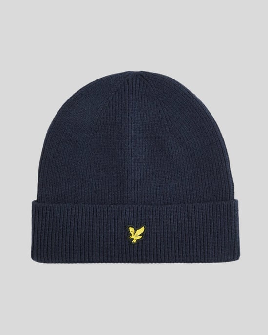Lyle & Scott Strickmütze für Jungen – Marineblau - Image 1