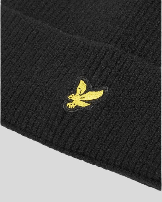 Lyle & Scott Strickmütze für Jungen - Schwarz - Image 3