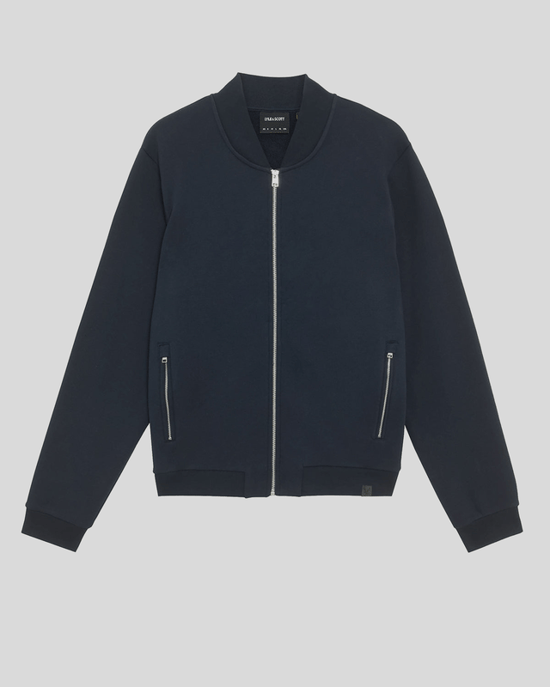 Lyle & Scott Halb-Raglan-Ärmel Jersey Bomber - Marineblau - Image 5