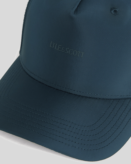 Lyle & Scott Logo-Baseballkappe – Marineblau - Image 3
