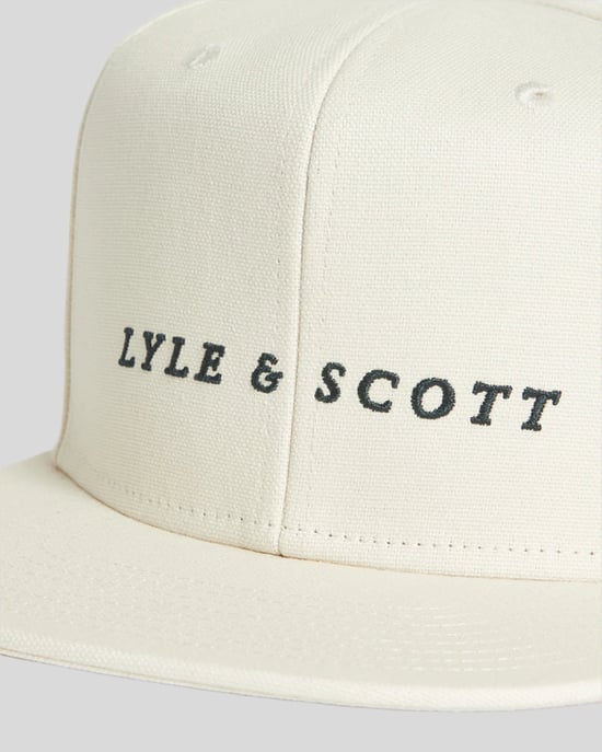 Lyle & Scott Baseballkappe mit Logo-Schriftzug – Beige - Image 3