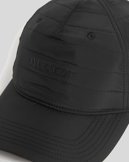 Lyle & Scott Gepolsterte Baseballkappe - Schwarz - Image 3