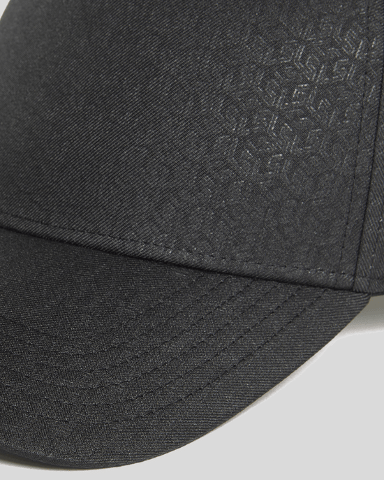 Lyle & Scott Tonal Monogram Baseball Cap - Schwarz - Image 3