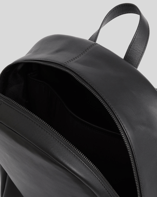 Lyle & Scott Lederrucksack - Schwarz - Image 4