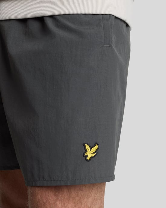 Lyle & Scott Plain Badeshorts - Grau - Image 4