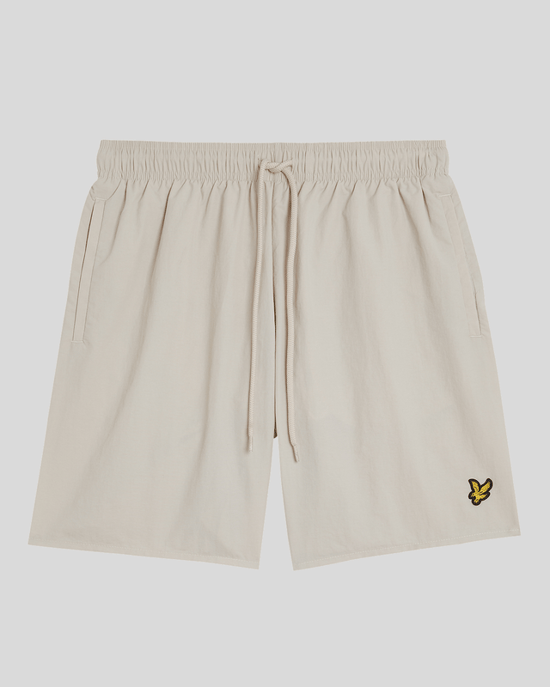 Lyle & Scott Plain Badeshorts - Sand - Image 5