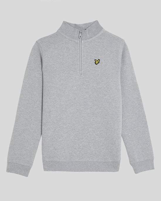 Lyle & Scott Jungen-Pullover mit 1/4-Reißverschluss, Grau - Image 1