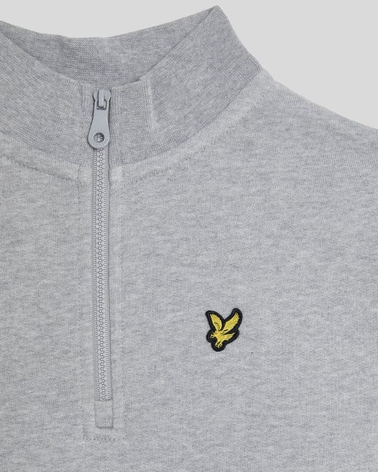 Lyle & Scott Jungen-Pullover mit 1/4-Reißverschluss, Grau - Image 2