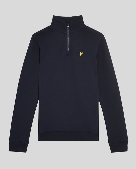 Lyle & Scott Jungen-Pullover mit 1/4-Reißverschluss, Marineblau - Image 3