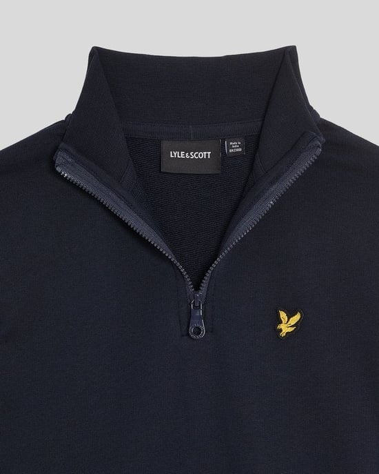 Lyle & Scott Jungen-Pullover mit 1/4-Reißverschluss, Marineblau - Image 4