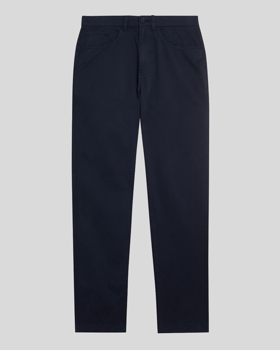 Lyle & Scott Chino mit fünf Taschen – Marineblau - Image 5