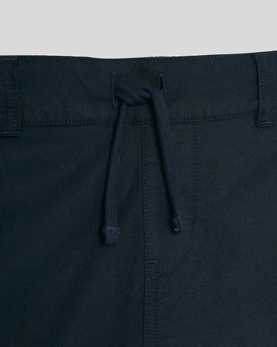 Lyle & Scott Leinenhose für Jungen – Marineblau - Image 2