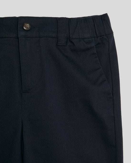 Lyle & Scott Jungen Gerade geschnittene Chino - Marineblau - Image 4
