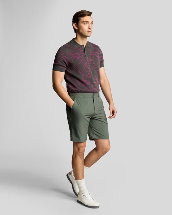 Lyle & Scott Golf 5-Pocket-Shorts – Grün - Image 2