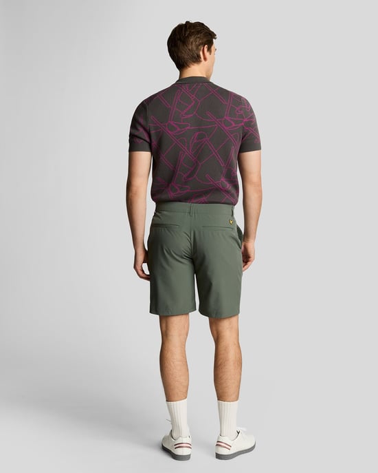 Lyle & Scott Golf 5-Pocket-Shorts – Grün - Image 3