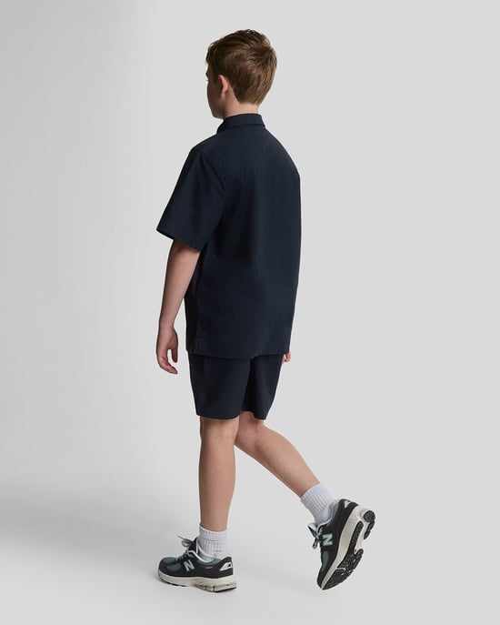 Lyle & Scott Leinenshorts für Jungen - Marineblau - Image 3