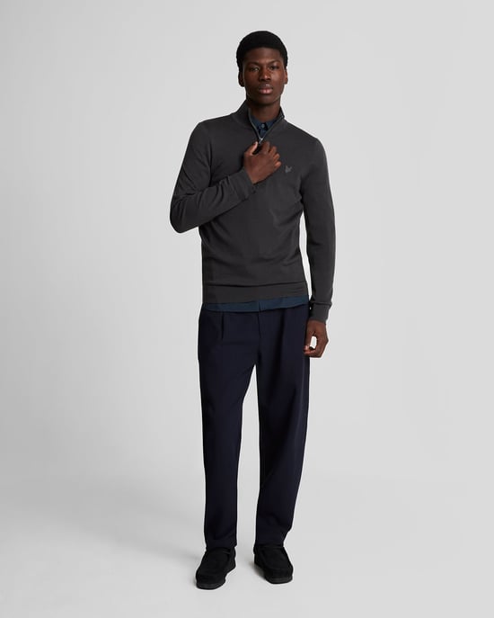 Lyle & Scott Popeline-Hemd aus Stretch-Stoff – Marineblau - Image 2