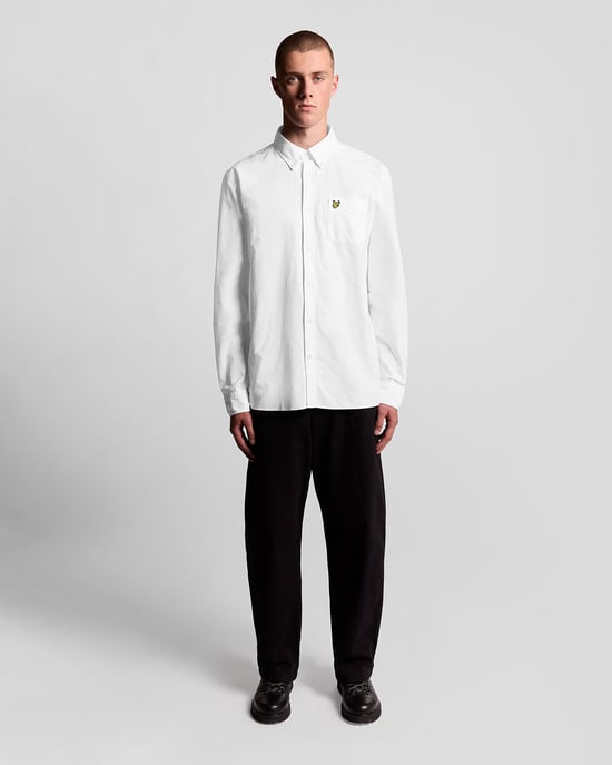 Lyle & Scott Weißes Langarmhemd - Image 2