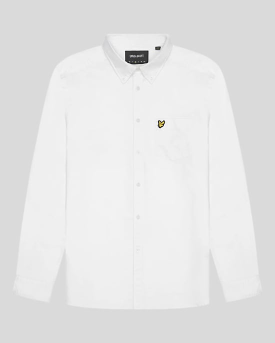 Lyle & Scott Weißes Langarmhemd - Image 5