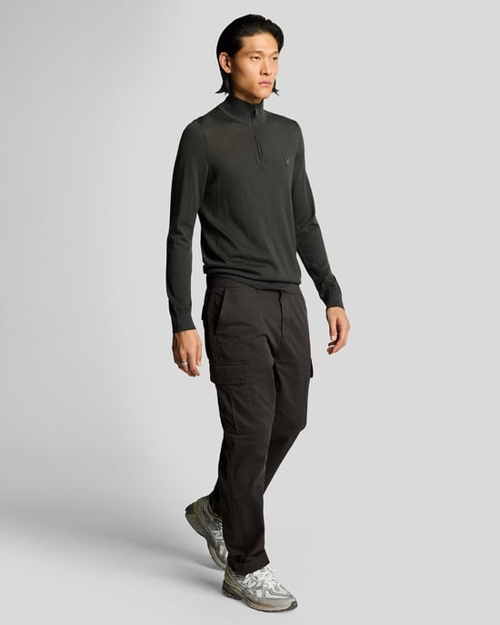 Lyle & Scott Cargohose mit Taschen – Grau - Image 2