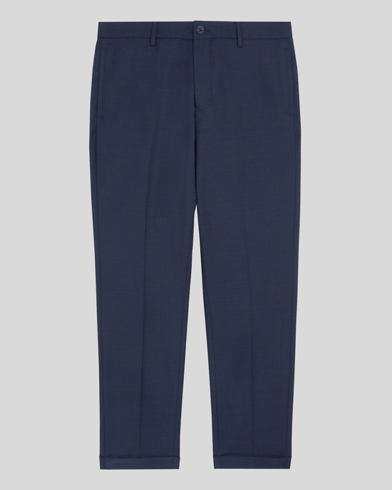 Lyle & Scott – Bundfaltenhose aus Haifischhaut – Schwarz - Image 5