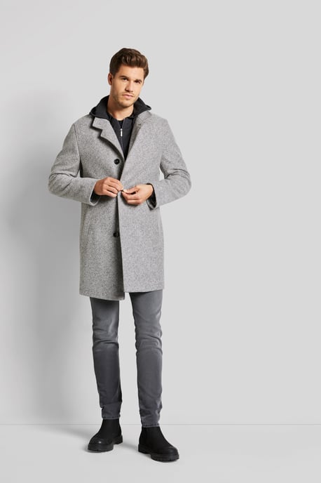 Bugatti Herren Mantel im mellierten Design - Image 4