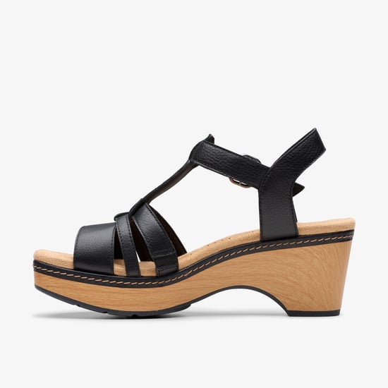 Seannah Madi schwarze Leder-Sandalen - Image 2