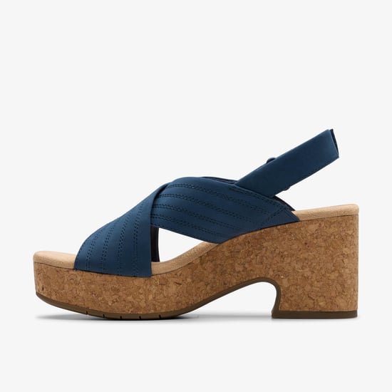 Nerisa West Navy Nubuck Sandalen - Image 2