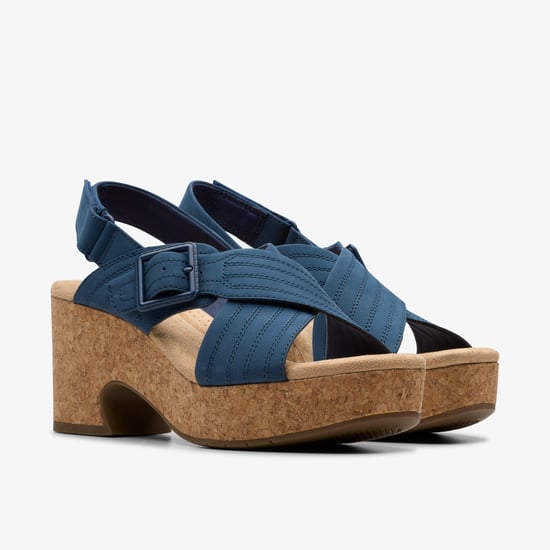 Nerisa West Navy Nubuck Sandalen - Image 4