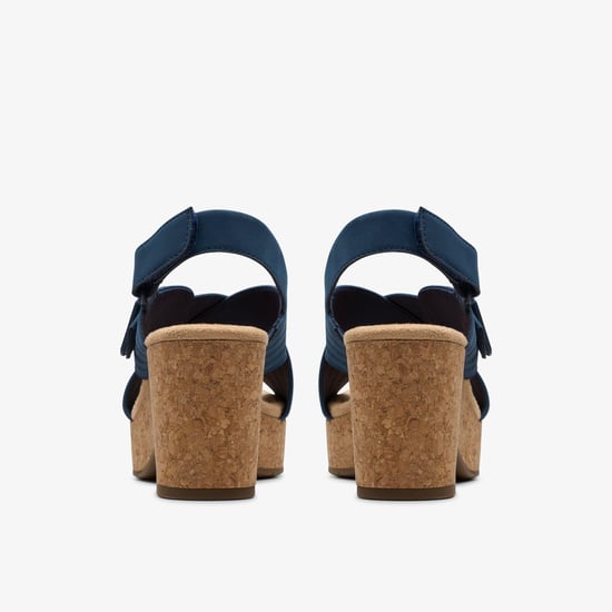 Nerisa West Navy Nubuck Sandalen - Image 5