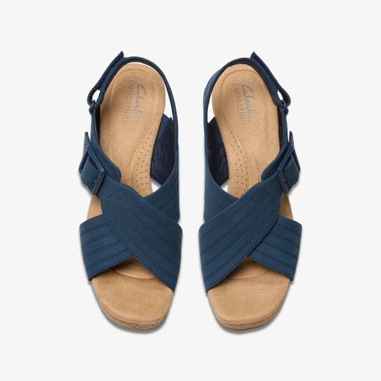 Nerisa West Navy Nubuck Sandalen - Image 6