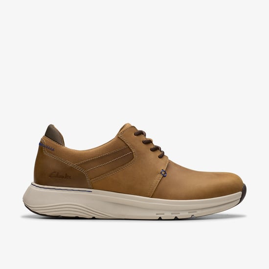 Motion Trek PT Dunkelbraune Lea Trainer - Image 1