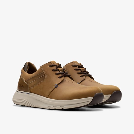 Motion Trek PT Dunkelbraune Lea Trainer - Image 5