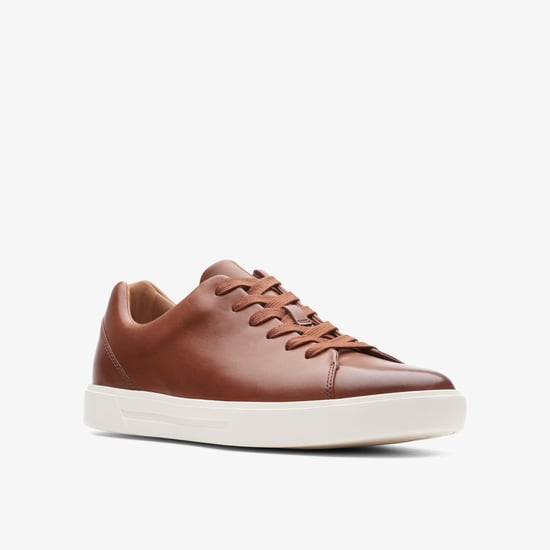 Un Costa Spitze Britisch Tan Lea Sneaker - Image 3