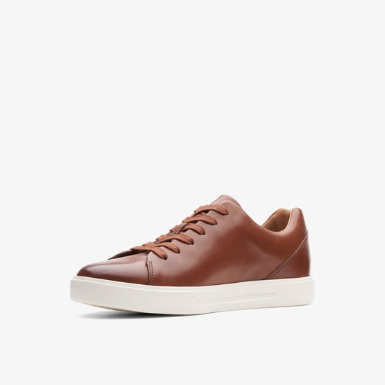 Un Costa Spitze Britisch Tan Lea Sneaker - Image 4