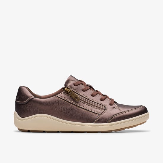 Bryianne Bayla Bronze Metallic Sneaker - Image 1