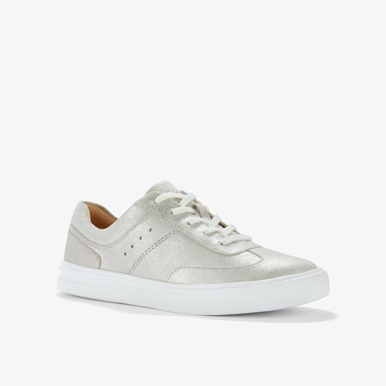 Makea Court Metallic Leder Schuhe - Image 4