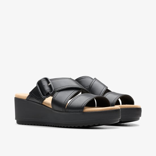 Wrenly Jane Schwarze Leder-Sandalen - Image 4