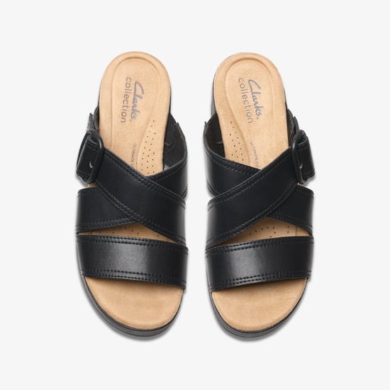 Wrenly Jane Schwarze Leder-Sandalen - Image 6