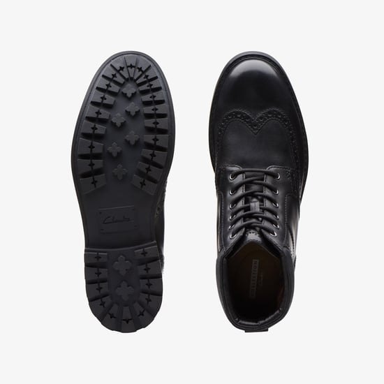 Curington Rise Schwarze Glattlederstiefel - Image 6