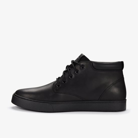 Lockton Mid Schwarz Lederstiefel - Image 2